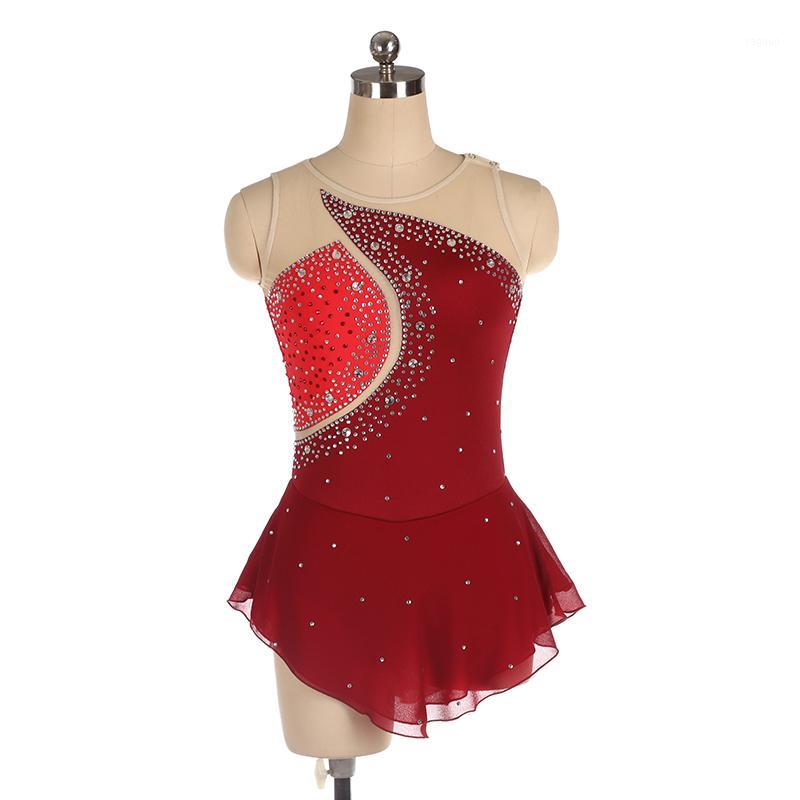 Stage Wear Sexy Ice Skating Dress Women Girls Sparkly Velvet Ballet Costume Gymnastics Dance Splice Competition BL40221, As picture
Stage Wear Sexy Ice Skating Dress Women Girls Sparkly Velvet Ballet Costume Gymnastics Dance Splice Competition BL40221, As picture