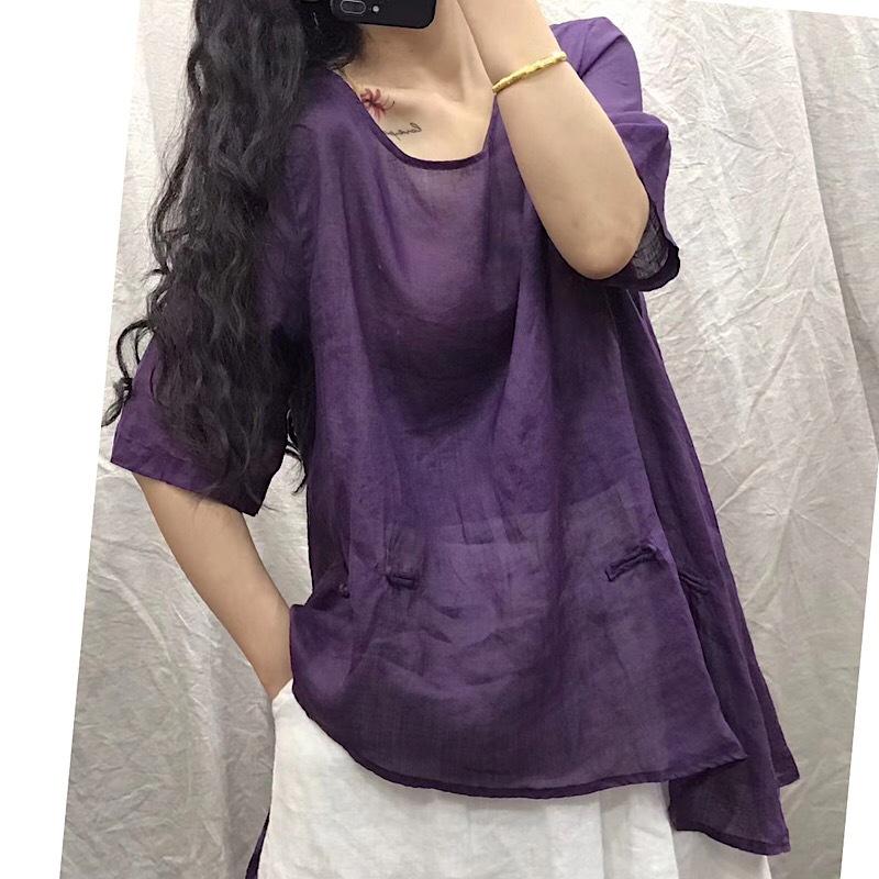 Women Ramie Loose Irregular Length Shirt Ladies Vintage Ramie Blouse Female 2020 Summer Tops Shirts, Pink
Women Ramie Loose Irregular Length Shirt Ladies Vintage Ramie Blouse Female 2020 Summer Tops Shirts, Pink