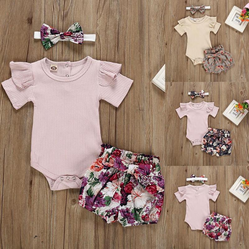 Floral Newborn Baby Clothes Newborn Kids Baby Girls Outfits Clothes Romper Bodysuit+flower Print Shorts Set Vetement Fille, Khaki
Floral Newborn Baby Clothes Newborn Kids Baby Girls Outfits Clothes Romper Bodysuit+flower Print Shorts Set Vetement Fille, Khaki