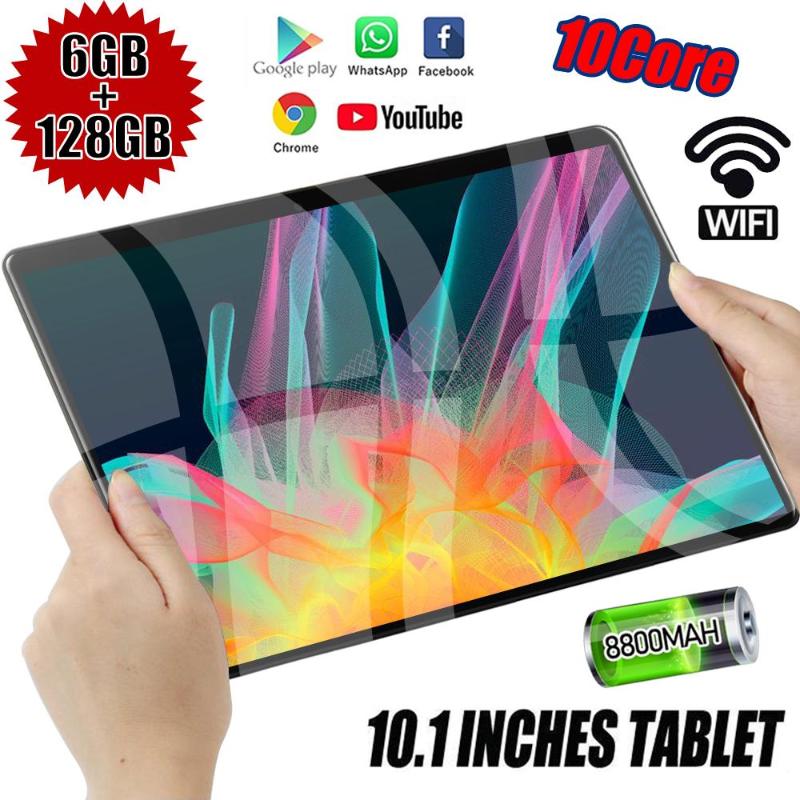 New Tablet Pc 10.1 Inch 6G+128GB Android 9.0 Tablets Octa Core Google Play 4g LTE Phone Call GPS WiFi Bluetooth Tempered Glass, Black
New Tablet Pc 10.1 Inch 6G+128GB Android 9.0 Tablets Octa Core Google Play 4g LTE Phone Call GPS WiFi Bluetooth Tempered Glass, Black