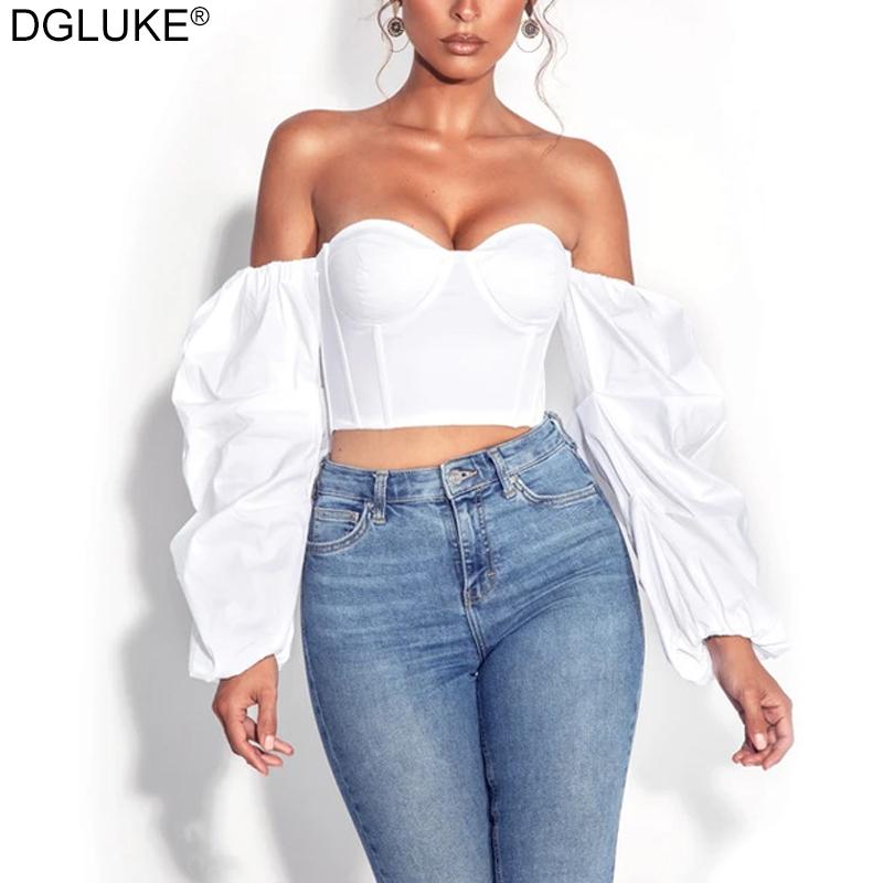 Long Sleeve Crop Top Women' Elegant Blouse Off Shoulder Lantern Sleeve Boho Blouse Cropped White Blue
Long Sleeve Crop Top Women' Elegant Blouse Off Shoulder Lantern Sleeve Boho Blouse Cropped White Blue
