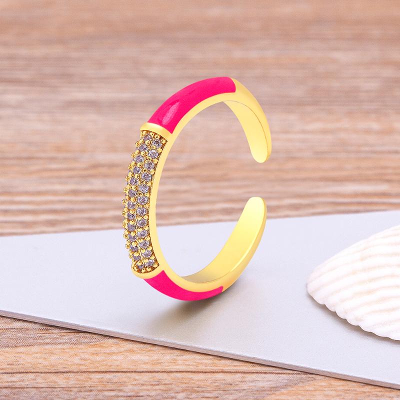 Cluster Rings Simple Style Enamel Paved Shiny Cubic Zircon Fashion Wedding Ring Women Rainbow Colorful Opening Adjustable Dainty Jewelry Gif
Cluster Rings Simple Style Enamel Paved Shiny Cubic Zircon Fashion Wedding Ring Women Rainbow Colorful Opening Adjustable Dainty Jewelry Gif