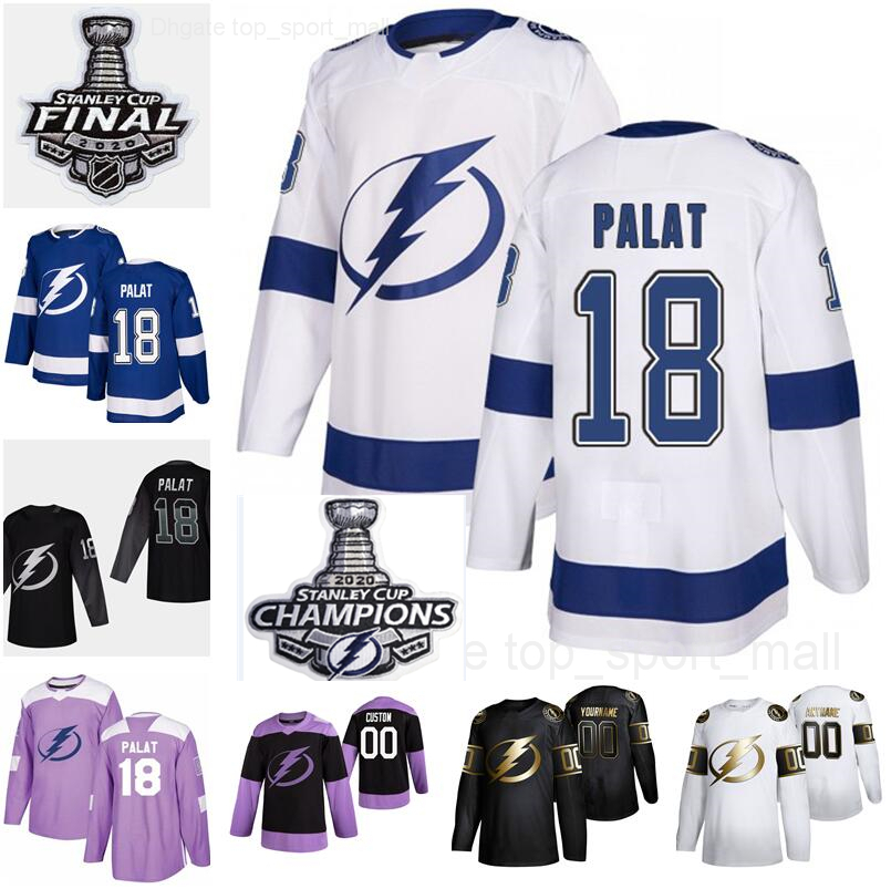 Men Women Kids Champions 18 Ondrej Palat Jersey 2020 Stanley Cup Finals Tampa Bay Lightning Hockey Black Blue Team White Man Youth Woman, Men blue
Men Women Kids Champions 18 Ondrej Palat Jersey 2020 Stanley Cup Finals Tampa Bay Lightning Hockey Black Blue Team White Man Youth Woman, Men blue