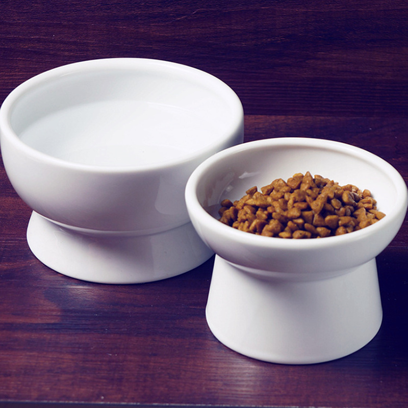 Pet Cat Ceramics Bowl Classical Cervical Health Protective Bowl High Base Water Food Feeder Puppy Kitten Pet Feeding Pet Bowl Y200917
Pet Cat Ceramics Bowl Classical Cervical Health Protective Bowl High Base Water Food Feeder Puppy Kitten Pet Feeding Pet Bowl Y200917