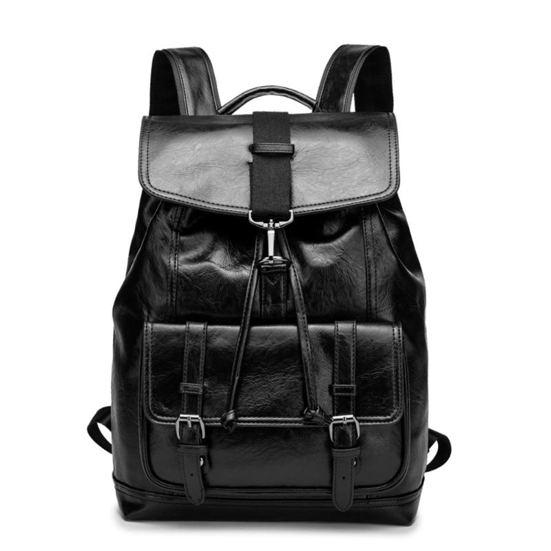 High quality PU leather Men Fashion Backpack Laptop Backpack Men Waterproof Travel Outdoor School Teenage Mochila Bag, Black
High quality PU leather Men Fashion Backpack Laptop Backpack Men Waterproof Travel Outdoor School Teenage Mochila Bag, Black