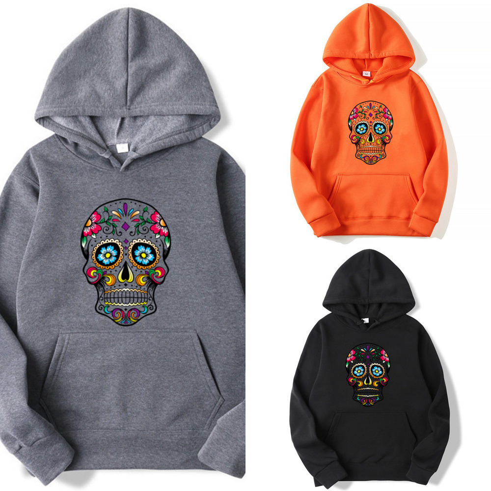 XIN YI Fashion Brand Men's Hoodies Colored skull printing Blended cotton Spring Autumn Male Casual hip hop Hoodies Sweatshirts W1225, Black
XIN YI Fashion Brand Men's Hoodies Colored skull printing Blended cotton Spring Autumn Male Casual hip hop Hoodies Sweatshirts W1225, Black