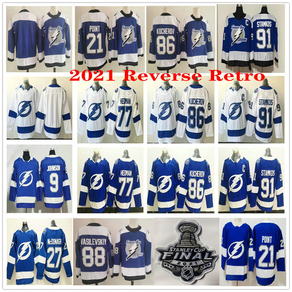 Stanley Cup Final Tampa Bay Lightning Hockey 2021 Reverse Retro Jerseys Steven Stamkos Nikita Kucherov Victor Hedman Andrei Vasilevskiy 27 M, Black;red
Stanley Cup Final Tampa Bay Lightning Hockey 2021 Reverse Retro Jerseys Steven Stamkos Nikita Kucherov Victor Hedman Andrei Vasilevskiy 27 M, Black;red