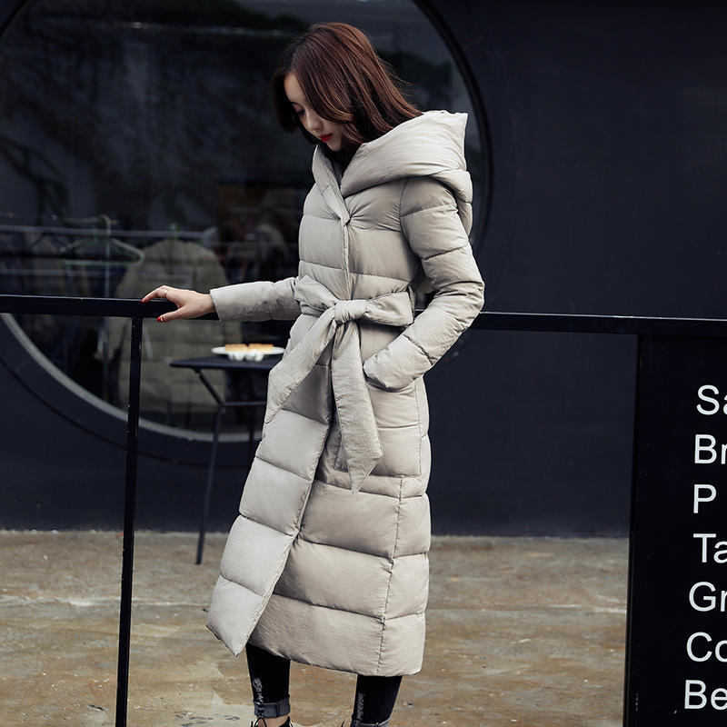 Down Cotton Jacket Women Coat Parkas Warm Thicken Long Jacket Female Plus Size Hooded Padded Coat Women Clothing Outerwear Q1789 201019