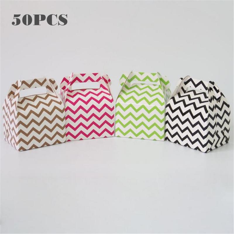 50 Pcs Candy Boxes Portable Packing Box Creative Wave Pattern Hand Carry for Candy gift box for wedding and party use#0210g10
50 Pcs Candy Boxes Portable Packing Box Creative Wave Pattern Hand Carry for Candy gift box for wedding and party use#0210g10