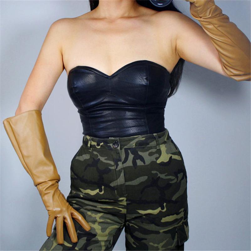 Extra Long Leather Gloves 50cm Over Elbow Simulation Leather Imitation Sheepskin Khaki Camel Milk Color PUTS50
Extra Long Leather Gloves 50cm Over Elbow Simulation Leather Imitation Sheepskin Khaki Camel Milk Color PUTS50