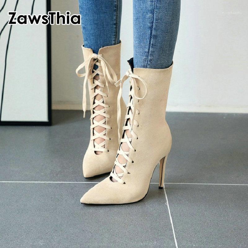 ZawsThia leopard pointed to thin high heels woman pumps stilettos lace up hallow cut out sexy women booties women mid-calf boots1, Beige
ZawsThia leopard pointed to thin high heels woman pumps stilettos lace up hallow cut out sexy women booties women mid-calf boots1, Beige