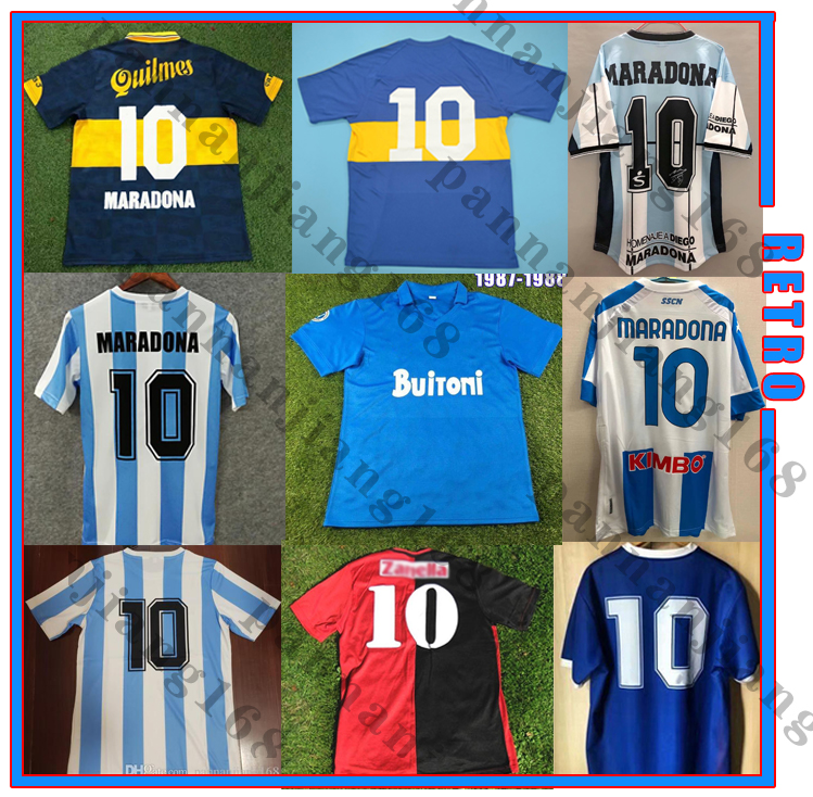 1986 Maradona home Retro Soccer jersey 93 94 NEWELLS OLD BOYS 1981 Boca Juniors 87 88 Naples Napoli Football Shirt, Napoli 20/21 commemorate
1986 Maradona home Retro Soccer jersey 93 94 NEWELLS OLD BOYS 1981 Boca Juniors 87 88 Naples Napoli Football Shirt, Napoli 20/21 commemorate