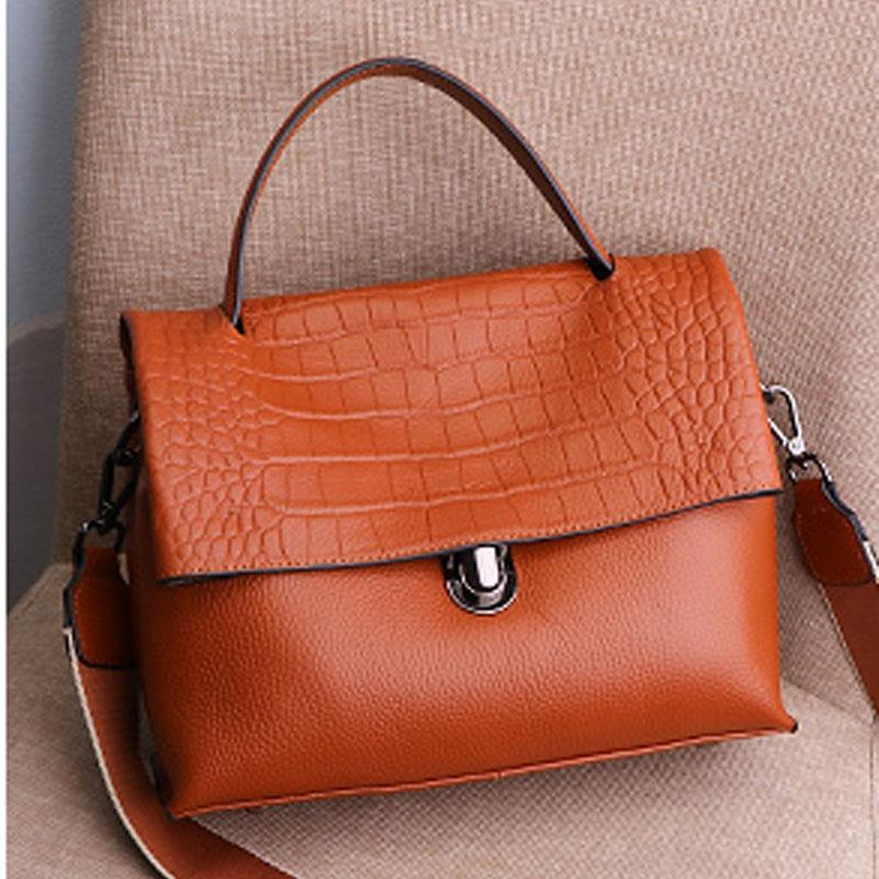 Women Genuine Leather Bag Quality Real Cowhide Leather Bag Women's handbag Luxury Designer Women Handbag, Black
Women Genuine Leather Bag Quality Real Cowhide Leather Bag Women's handbag Luxury Designer Women Handbag, Black