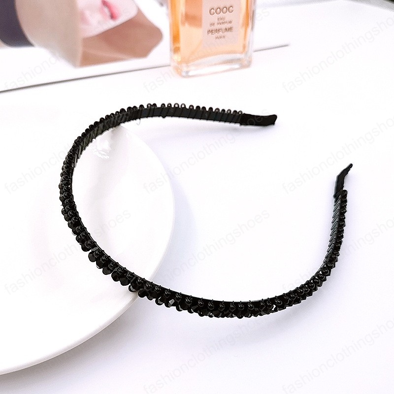 New classic fashion Three rows color Headband Crystal Hairband Festival Hair Rhinestone for Women girls Accessories Headwear
