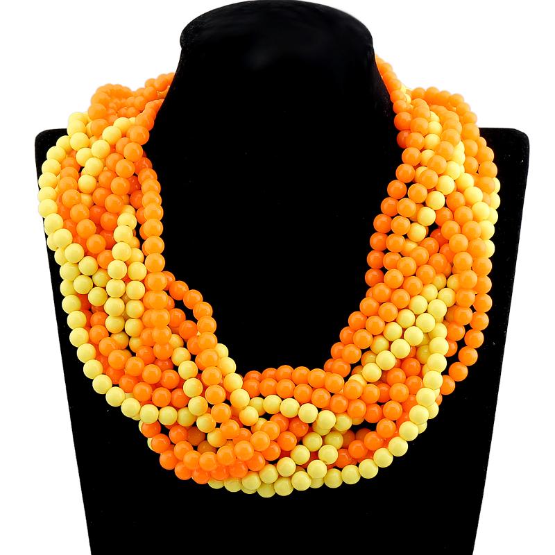 Earrings & Necklace Est Exaggerated 10 Beaded Strands Wrapped Statement Choker And Bracelet Jewelry Sets For Women Girls Party Prom, Silver
Earrings & Necklace Est Exaggerated 10 Beaded Strands Wrapped Statement Choker And Bracelet Jewelry Sets For Women Girls Party Prom, Silver