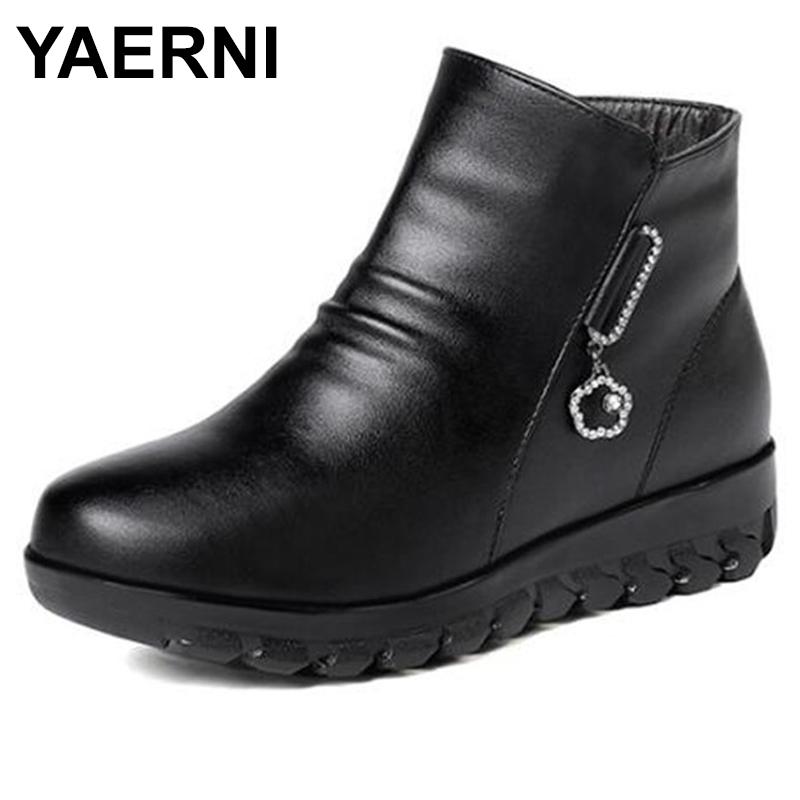 YAERNI New Fashion Winter Boots Women Shoes Non-slip Flat Inside Plush or Wool Boots Rhinestone Cow Leather Snow, Black inside plush
YAERNI New Fashion Winter Boots Women Shoes Non-slip Flat Inside Plush or Wool Boots Rhinestone Cow Leather Snow, Black inside plush