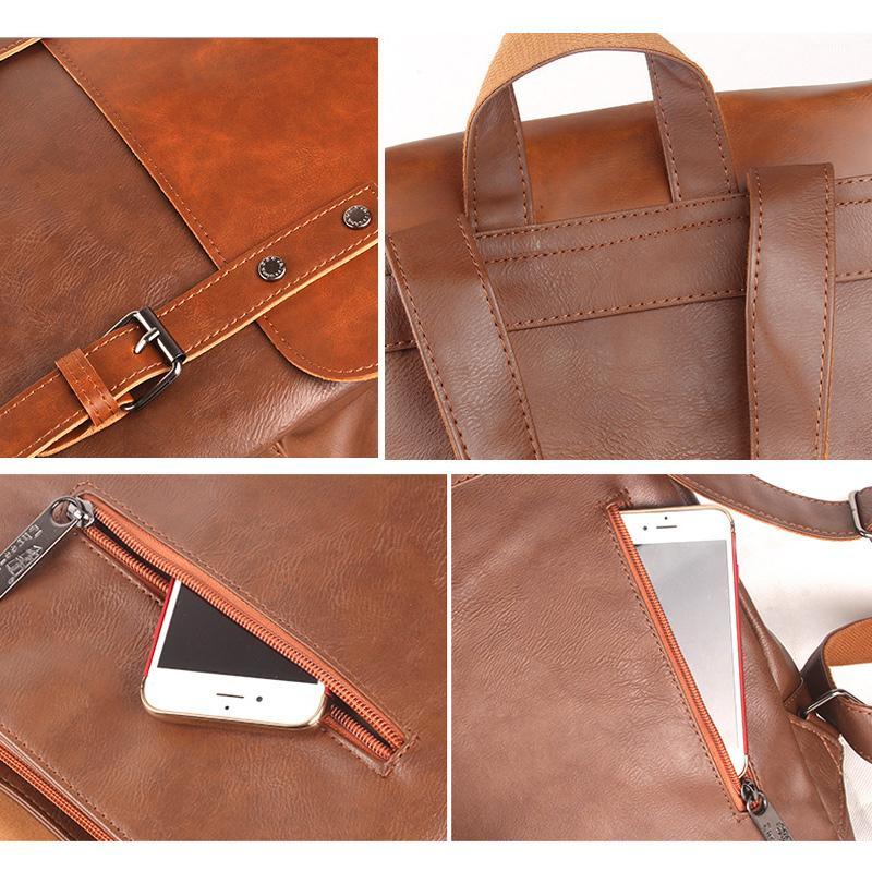 Women Men PU Leather Backpack School Bag Casual Large Capacity for Travel Mobile Phone Laptop H7JP1, Dark coffee
Women Men PU Leather Backpack School Bag Casual Large Capacity for Travel Mobile Phone Laptop H7JP1, Dark coffee