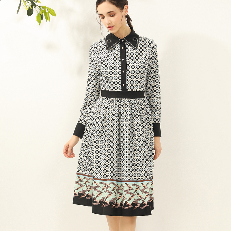 Spring/summer 2021 New Vintage Female Impression Unique Flowers Breasted Thin Shirt Dress Feminine Fashion High Quality W4by, Multiple
Spring/summer 2021 New Vintage Female Impression Unique Flowers Breasted Thin Shirt Dress Feminine Fashion High Quality W4by, Multiple