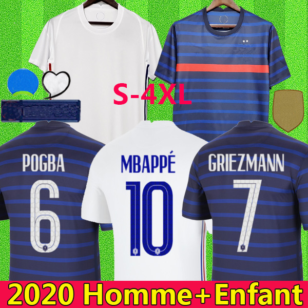2020 soccer jersey MBAPPE maillot de foot HERNANDEZ VARANE GIROUD THAUVIN KANTE POGBA top thailand quality RABIOT men kids football shirt, Away
2020 soccer jersey MBAPPE maillot de foot HERNANDEZ VARANE GIROUD THAUVIN KANTE POGBA top thailand quality RABIOT men kids football shirt, Away