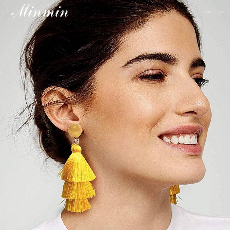 Dangle & Chandelier Minmin Layered Bohemian Fringed Tassel Earrings For Women Female Ethnic Fringe Drop Earring Fashion Jewelry 2021 MEH1204
Dangle & Chandelier Minmin Layered Bohemian Fringed Tassel Earrings For Women Female Ethnic Fringe Drop Earring Fashion Jewelry 2021 MEH1204
