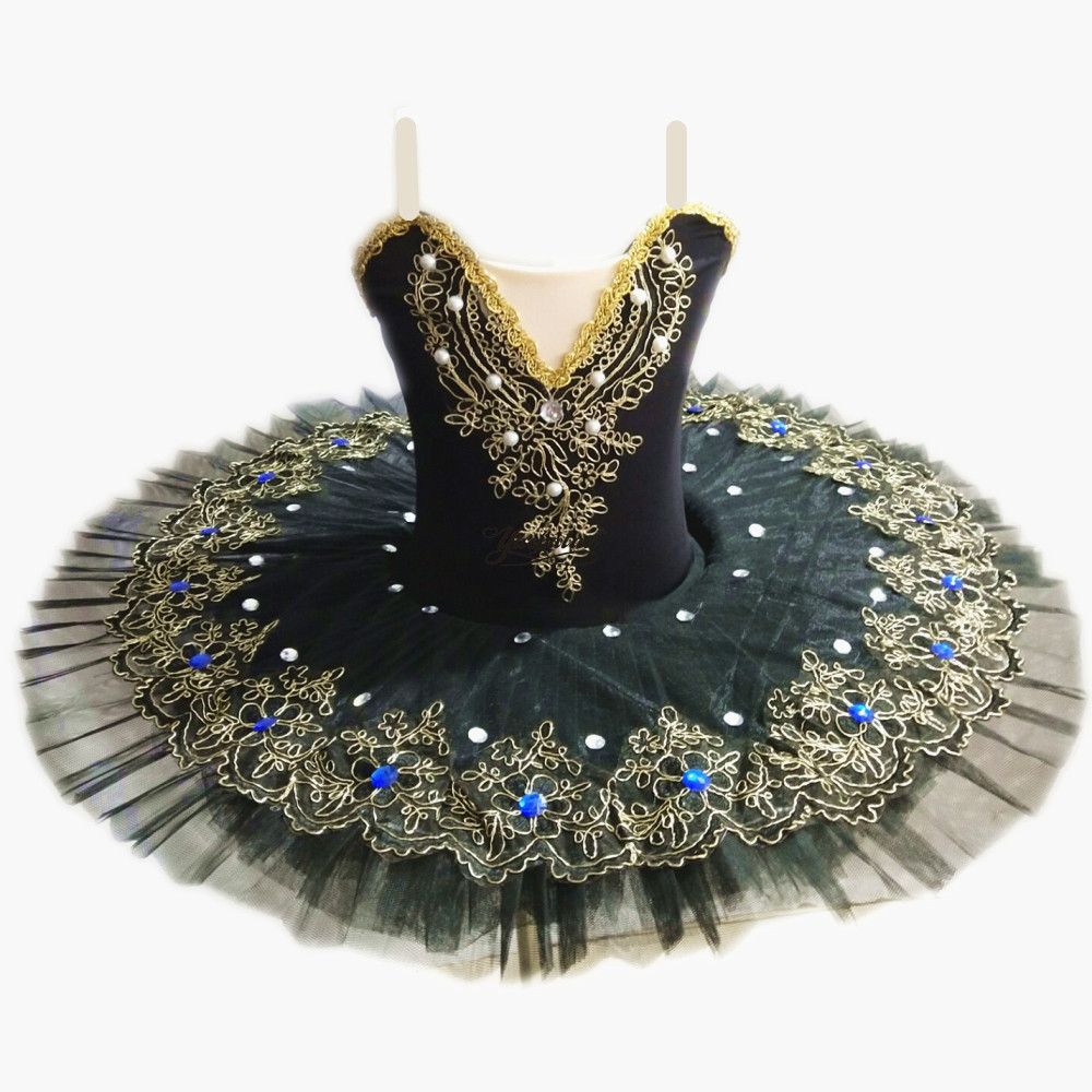 Stage Wear Black Professional Ballet Tutus For Girls Child Swan Lake Dress Dance Clothes Pancake Ballerina Figure Skating
Stage Wear Black Professional Ballet Tutus For Girls Child Swan Lake Dress Dance Clothes Pancake Ballerina Figure Skating