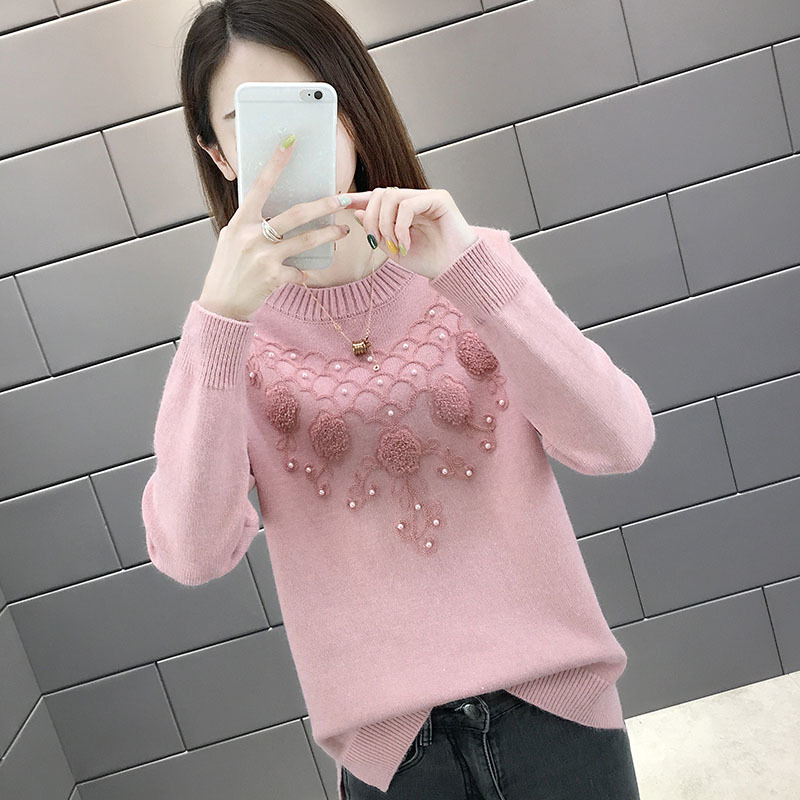 New Female Plus Size Long Sleeve Beads Pullovers Sweater Jumpers Women's Casual Knitted Shirt R502 3akx, Light coffee.
New Female Plus Size Long Sleeve Beads Pullovers Sweater Jumpers Women's Casual Knitted Shirt R502 3akx, Light coffee.