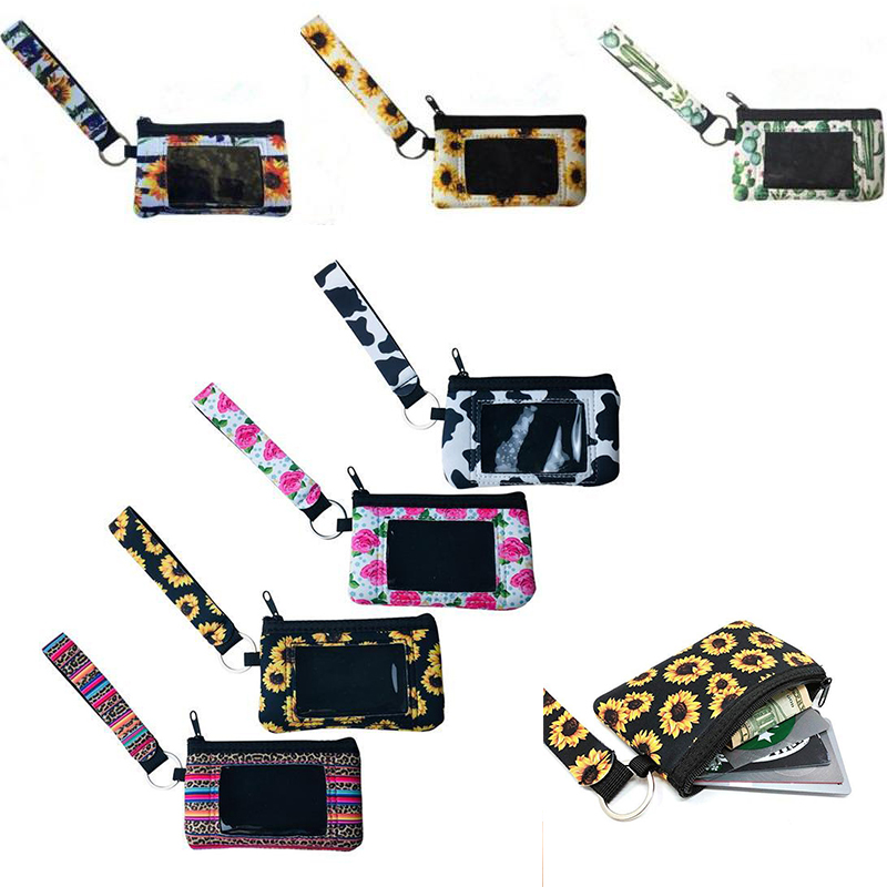 Neoprene Wristlets Card Holder With Pouch Face Mask Cover Passport Keychain Cow Wallet ID Clutch Sunflower Leopard AC1159 Flower Coin Tmmmd
Neoprene Wristlets Card Holder With Pouch Face Mask Cover Passport Keychain Cow Wallet ID Clutch Sunflower Leopard AC1159 Flower Coin Tmmmd