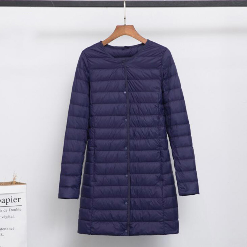 SEDUTMO Winter Plus Size 4XL Women Duck Down Jackets Long Ultra Light Coat Casual Puffer Jacket Slim Black Autumn Parkas ED875 201023