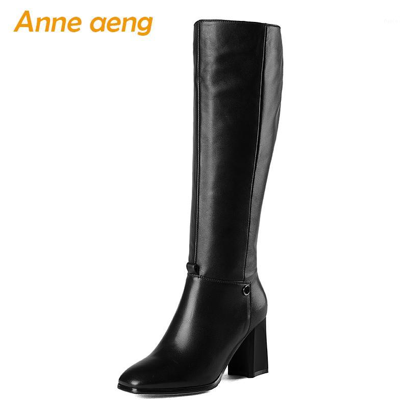 2020 New Winter Genuine Leather Women Knee-High Boots High Heel Square Toe Zip Fashion Women Shoes Black Warm Motorcycle Boots1
2020 New Winter Genuine Leather Women Knee-High Boots High Heel Square Toe Zip Fashion Women Shoes Black Warm Motorcycle Boots1