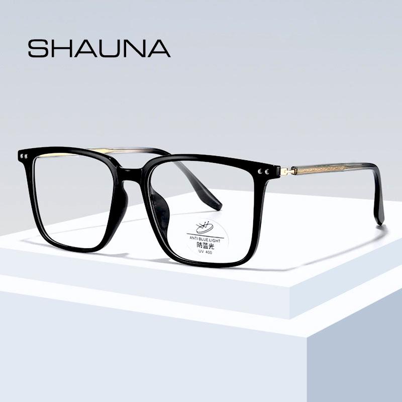 SHAUNA Anti-Blue Light Rivets TR Square Optical Frames Gradient Color Ins Popular Fashion Computer Glasses
SHAUNA Anti-Blue Light Rivets TR Square Optical Frames Gradient Color Ins Popular Fashion Computer Glasses
