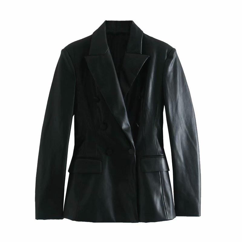 2021 New Ladies'cool Leather Blazer Autumn Fashions Ladies Suit From the Plutonium Black Pockets Casual Women' Jackets Thin 9BRR
2021 New Ladies'cool Leather Blazer Autumn Fashions Ladies Suit From the Plutonium Black Pockets Casual Women' Jackets Thin 9BRR