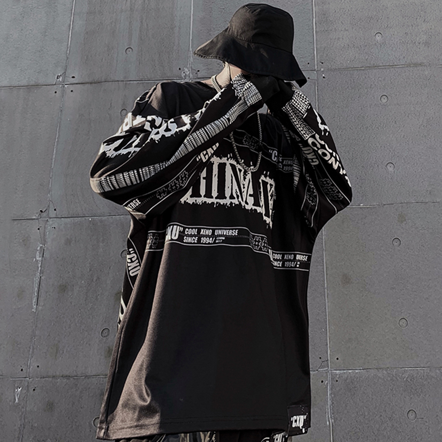 2021 New Aelfric Aden Dark Graffiti Letter Shirt Harajuku Street Fashion Famous Hip Hop Casual Men's Cotton Pullover S2hh, Black
2021 New Aelfric Aden Dark Graffiti Letter Shirt Harajuku Street Fashion Famous Hip Hop Casual Men's Cotton Pullover S2hh, Black