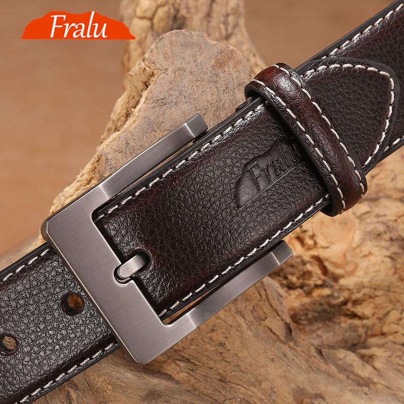 FRALU cow genuine leather luxury strap male belts for men new fashion classice vintage pin buckle men belt High Quality, Black
FRALU cow genuine leather luxury strap male belts for men new fashion classice vintage pin buckle men belt High Quality, Black