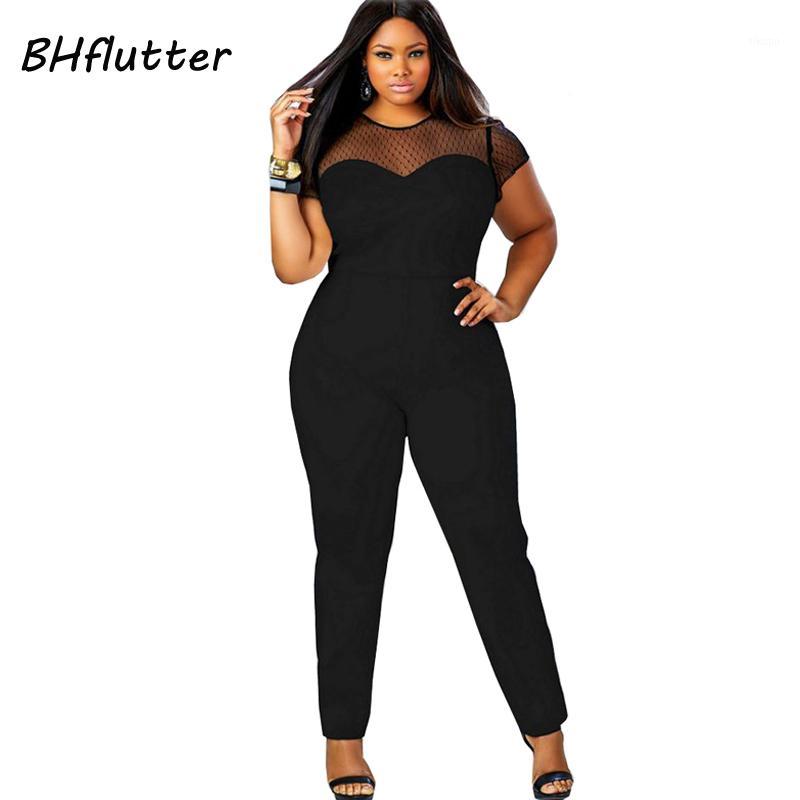 Wholesale- 4XL Plus Size Clothing Women Short Sleeve Casual Jumpsuits Lace Patchwork Women's Sexy Vintage Overalls Playsuits For big women1, Ivory
Wholesale- 4XL Plus Size Clothing Women Short Sleeve Casual Jumpsuits Lace Patchwork Women's Sexy Vintage Overalls Playsuits For big women1, Ivory