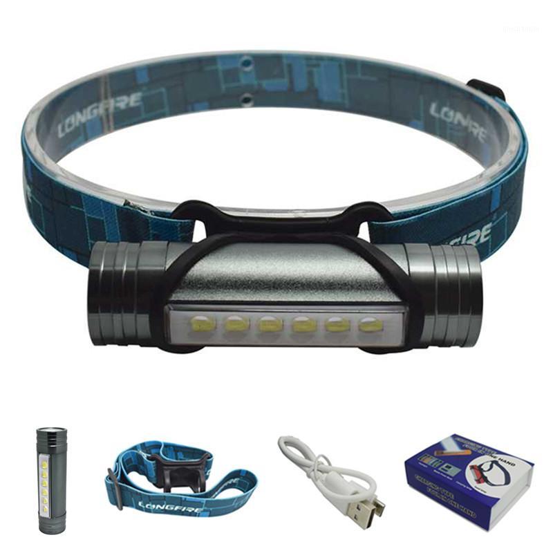 800 Lumens 6 LED Headlamp USB Rechargeable Headlight Led Head 3-Mode Head Light Lamp Torch Built-in 2200mah Battery1
800 Lumens 6 LED Headlamp USB Rechargeable Headlight Led Head 3-Mode Head Light Lamp Torch Built-in 2200mah Battery1