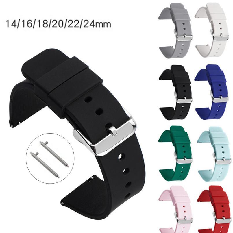 14mm 16mm 18mm 20mm 22mm 24mm Sile Band Strap Quick Release Watchband Bracelet For Samsung Active 2 Huami Huawei Sma jllzNX
14mm 16mm 18mm 20mm 22mm 24mm Sile Band Strap Quick Release Watchband Bracelet For Samsung Active 2 Huami Huawei Sma jllzNX