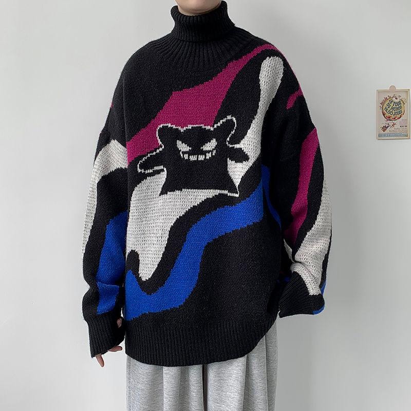 Men's sweater 2020 Autumn winter new slim solid color lovers turtleneck sweater loose leisure personality youth men's wear, Black
Men's sweater 2020 Autumn winter new slim solid color lovers turtleneck sweater loose leisure personality youth men's wear, Black