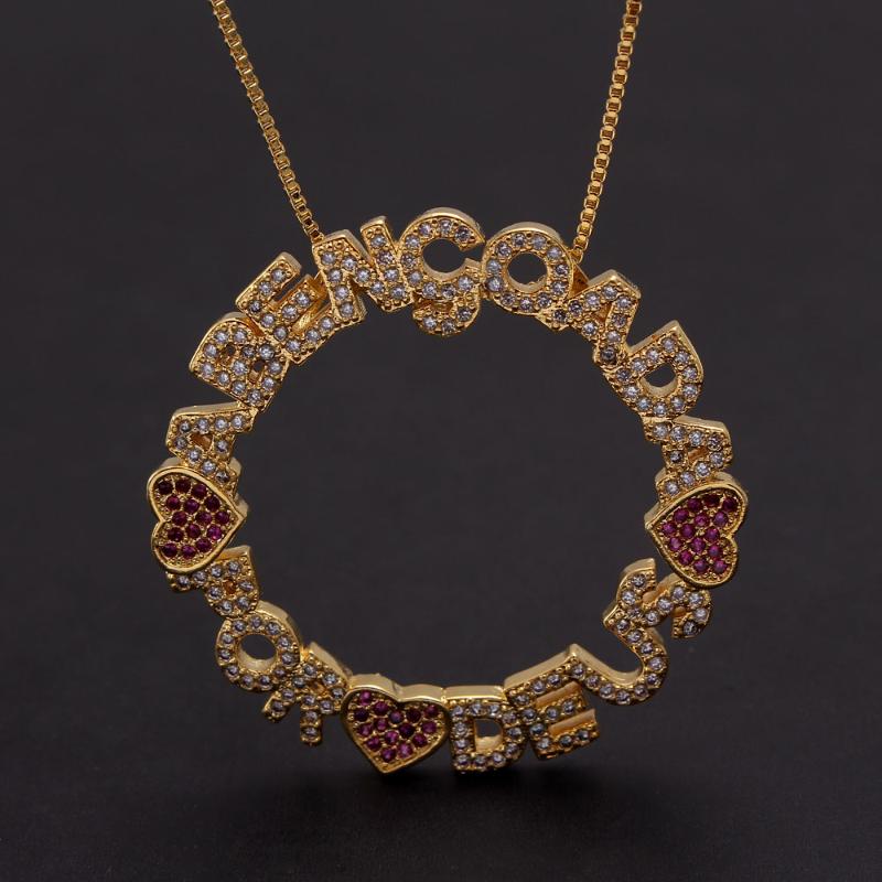 MHS.SUN luxury cubic zircon love heart pendant necklace fashion women jewelry charm chain necklace for girls valentine's Day
MHS.SUN luxury cubic zircon love heart pendant necklace fashion women jewelry charm chain necklace for girls valentine's Day