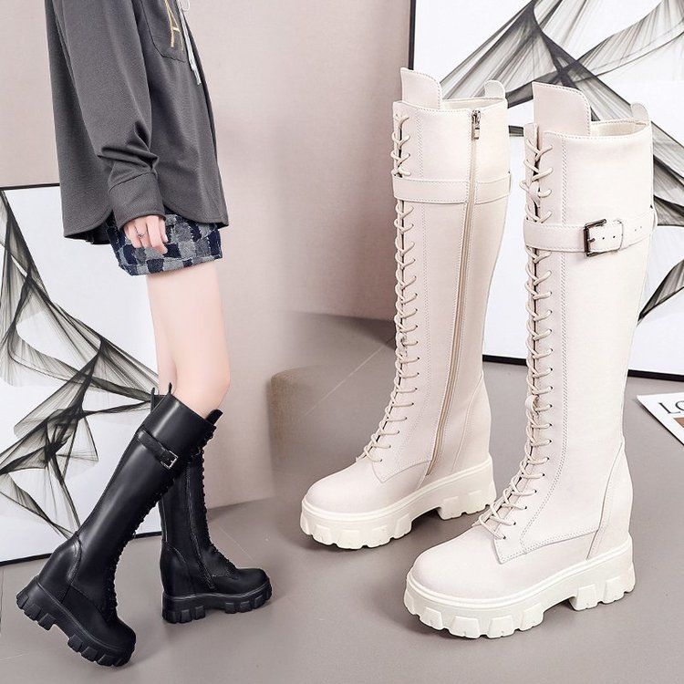 Winter 2020 Platform Mid-calf Brand Fashionable Robust Gladiator Leather Boots 9cm High Wedge Women's Shoes Mz1v, Kiss
Winter 2020 Platform Mid-calf Brand Fashionable Robust Gladiator Leather Boots 9cm High Wedge Women's Shoes Mz1v, Kiss