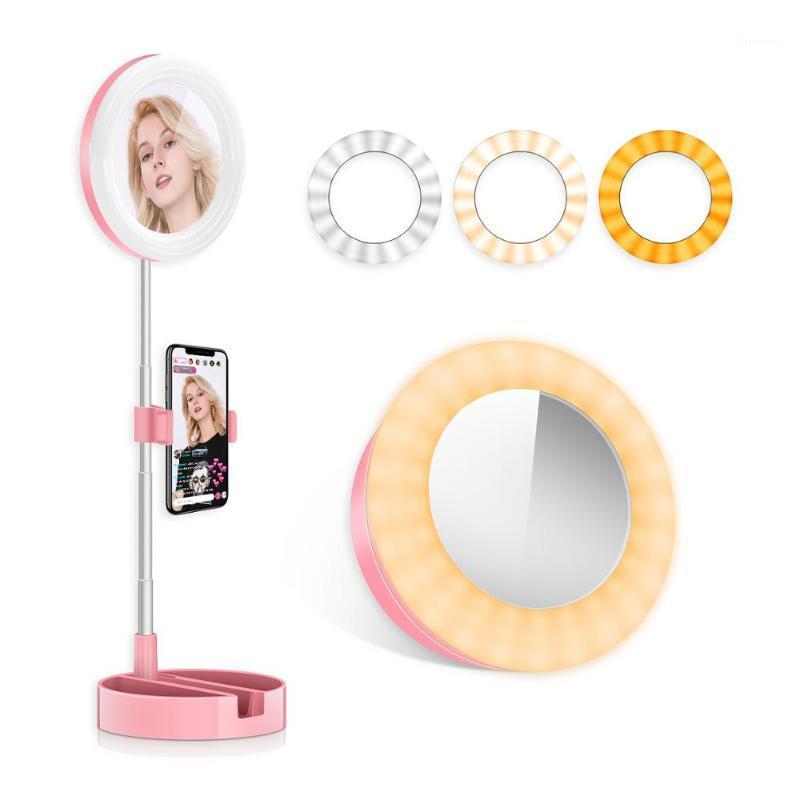Yingnuost Foldable Selfie Make Up Ring Light With Mirror Phone Holder For Smartphone Photo Video Live Stream on YouTube Tiktok1
Yingnuost Foldable Selfie Make Up Ring Light With Mirror Phone Holder For Smartphone Photo Video Live Stream on YouTube Tiktok1
