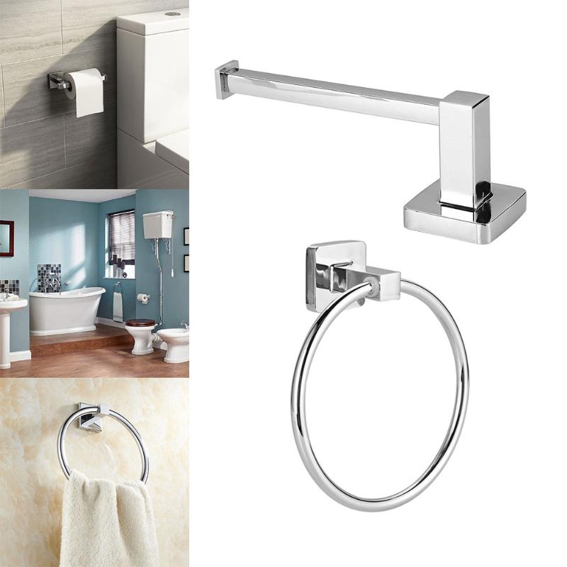 Towel Ring and Toilet Paper Holder Set Bathroom Hardware Set for Bathroom Towel Rack Hanger Wall Mounted
Towel Ring and Toilet Paper Holder Set Bathroom Hardware Set for Bathroom Towel Rack Hanger Wall Mounted