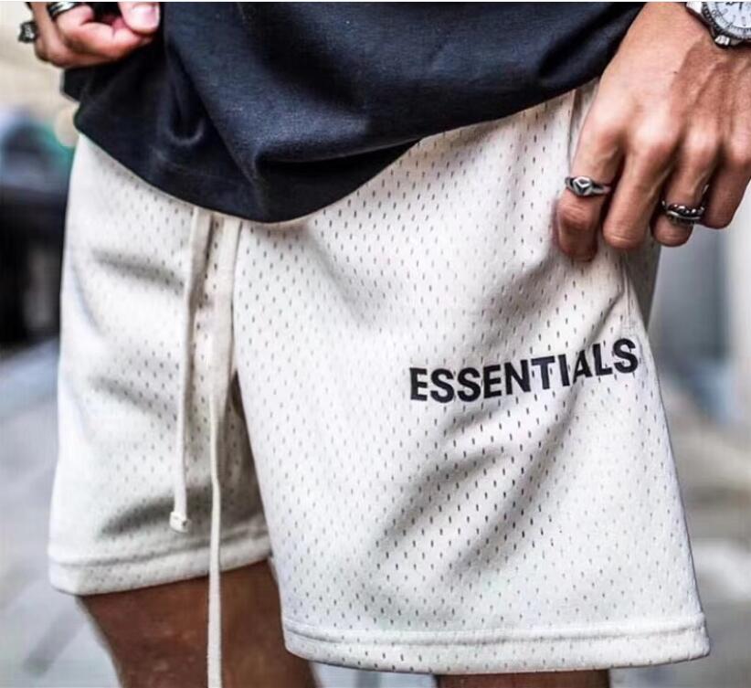 19SS FOG FEAR OF GOD Essentials Men Short Beach Jumpsuit Harem Spandex Mesh Drop Crotch Summer Basketball Shorts HFLSDK065, White;black
19SS FOG FEAR OF GOD Essentials Men Short Beach Jumpsuit Harem Spandex Mesh Drop Crotch Summer Basketball Shorts HFLSDK065, White;black