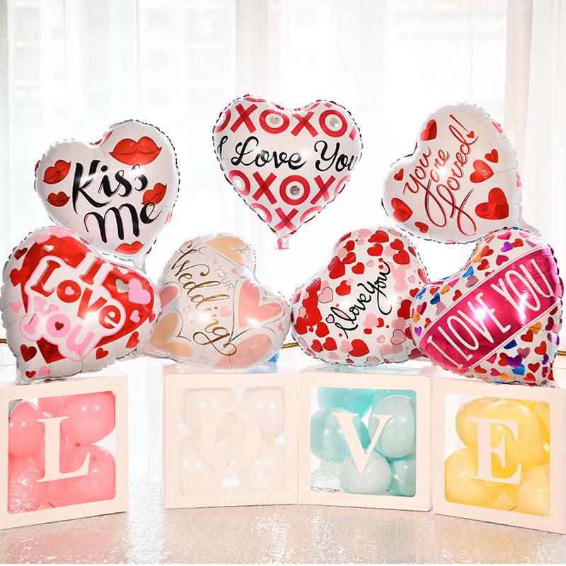 18-Inch Heart-Shaped Valentine's Day Arrangement Romantic Confession Love Aluminum Film Balloon Decoration
18-Inch Heart-Shaped Valentine's Day Arrangement Romantic Confession Love Aluminum Film Balloon Decoration
