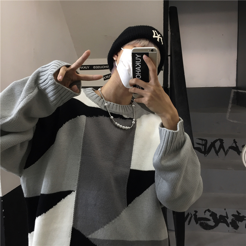 Blouse 2021 Men's Autumn New Pure Fine Lazy Knitting Sweater Leisure Male Clothing S13I, Gray.
Blouse 2021 Men's Autumn New Pure Fine Lazy Knitting Sweater Leisure Male Clothing S13I, Gray.