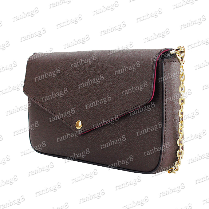 3 in 1 Women messenger bag designer handbag shoulder purse original box 61276 high quality with serial number date code flower grid checkers, Mono fuchsia interior
3 in 1 Women messenger bag designer handbag shoulder purse original box 61276 high quality with serial number date code flower grid checkers, Mono fuchsia interior