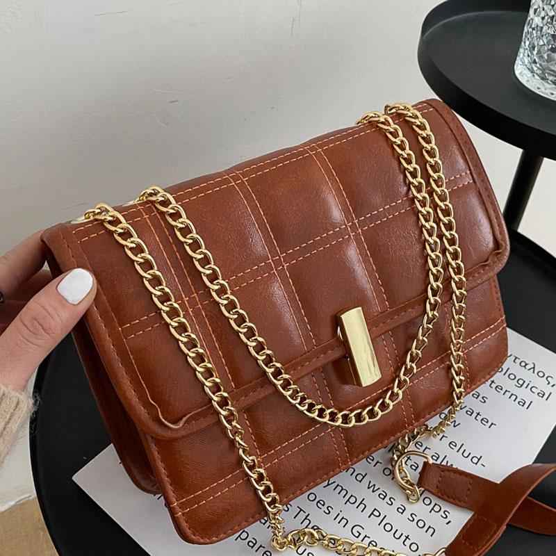 2021 High Quality Handbags For Women Pu Leather Shoulder Bag Chains Strap Female Crossbody Bag Simple Style Luxury Phone, Black
2021 High Quality Handbags For Women Pu Leather Shoulder Bag Chains Strap Female Crossbody Bag Simple Style Luxury Phone, Black