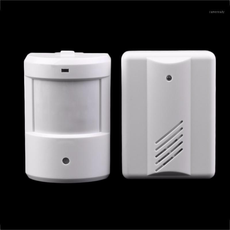 Wireless IR Remote Security Doorbell Alarm System Wireless Detector Alarm Driveway Garage Infrared Motion Sensor White1
Wireless IR Remote Security Doorbell Alarm System Wireless Detector Alarm Driveway Garage Infrared Motion Sensor White1