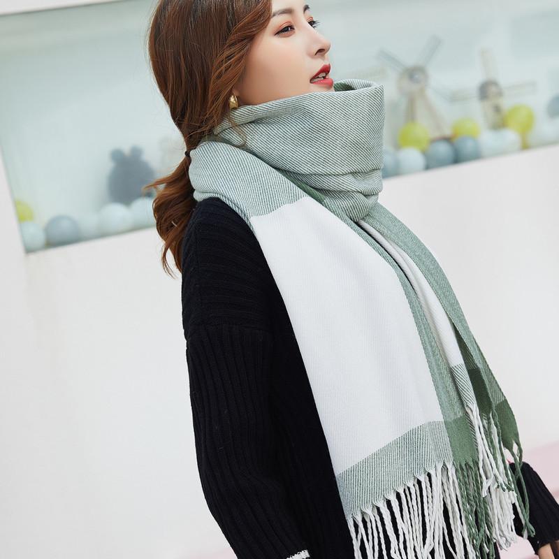 New Scarf Female Winter Grid Female Warm Shawl Collar Scarf Women Winter Bufandas Invierno Mujer for Women
New Scarf Female Winter Grid Female Warm Shawl Collar Scarf Women Winter Bufandas Invierno Mujer for Women