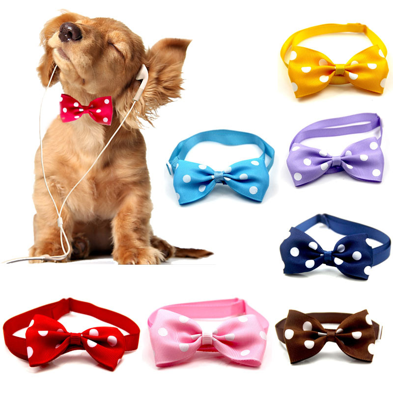 Cute Dot Dog Bow Tie Multicolor Pet Collar Adjustable Pet Tie Neck Wear For Small Medium Dogs Lovely Pet Accessories
Cute Dot Dog Bow Tie Multicolor Pet Collar Adjustable Pet Tie Neck Wear For Small Medium Dogs Lovely Pet Accessories