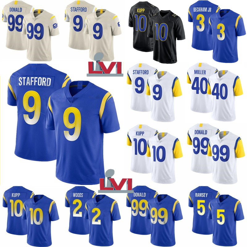 MENS 9 Matthew Stafford 40 Von Miller Los 99 Aaron Donald 10 Cooper Kupp Football Jerseys Angeles 5 Jalen Ramsey 2 Robert Woods 3 Odell Beckham Jr. Stitched Jersey, Shown
MENS 9 Matthew Stafford 40 Von Miller Los 99 Aaron Donald 10 Cooper Kupp Football Jerseys Angeles 5 Jalen Ramsey 2 Robert Woods 3 Odell Beckham Jr. Stitched Jersey, Shown